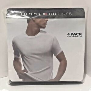 4-Pack Classic Crew-Neck T-Shirts White 