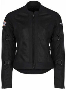 MotoGirl Jodie Textile Jacket - Black