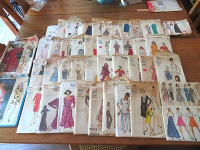 43 Vogue Patterns Period 1950-1970, Design By Bill BLass, Christian Dior