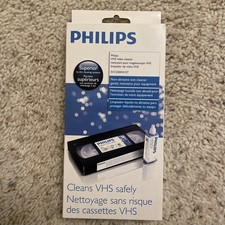 Philips VHS Video Player Head Cleaner No. SVC2500W/27 Non-Abrasive
