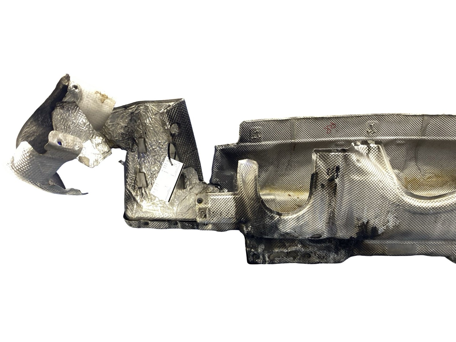 2008-2015 AUDI R8 AWD 4.2L REAR EXHAUST HEAT SHIELD PANEL 4Q0825709B