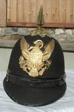 M1881 US Army Infantry enlisted man's felt dress helmet. Indian Wars, SAW
