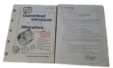 Guaranteed Parts GP New Alternators Program Book ~ 1977 ~ Catalog # 1E
