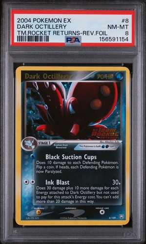 Dark Octillery graded PSA 8 for sale on eBay
