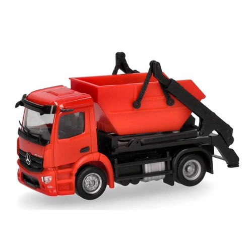 MiniKit benne Mercedes-Benz Actros S AK12, rouge - HERPA 013994 - HO 1/87 | Zustand: Neuf