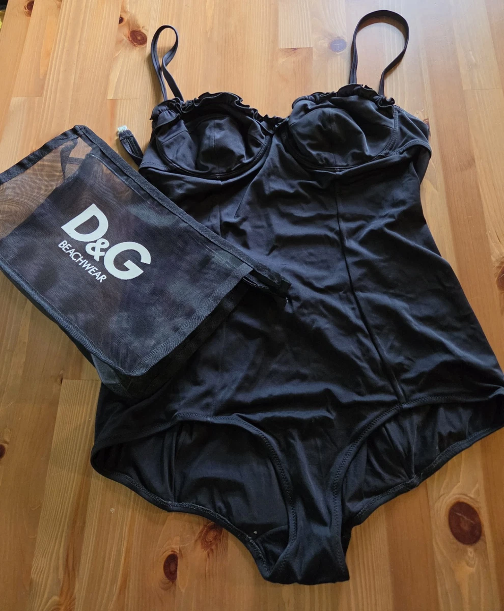 D&G Dolce & Gabbana Beachwear ノースリーブ Dolce&Gabbana Black Swimwear for Women for sale | eBay