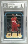 0041 LeBron James 2003 Bowman Rookies & Stars #123 RC Rookie BGS 8