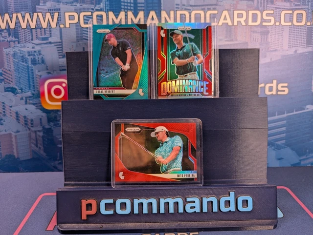 2025 Panini Prizm LIV Golf x3 Numbered Card Bundle - Pereira, Meronk, Herbert