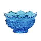 Fenton Colonial Blue Hobnail Fairy Lamp BASE ONLY Replacement Vintage