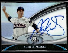 2011 Bowman Platinum #BPA-AW Alex Wimmers Prospect Autograph Refractors