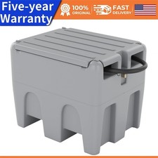 58 Gallon Portable Fuel Tank for Diesel Gasoline 10 GPM Flow Rate 13.1ft Hose