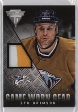 2013-14 Panini Titanium Game-Worn Gear Patch /25 Stu Grimson #GG-SGR Patch