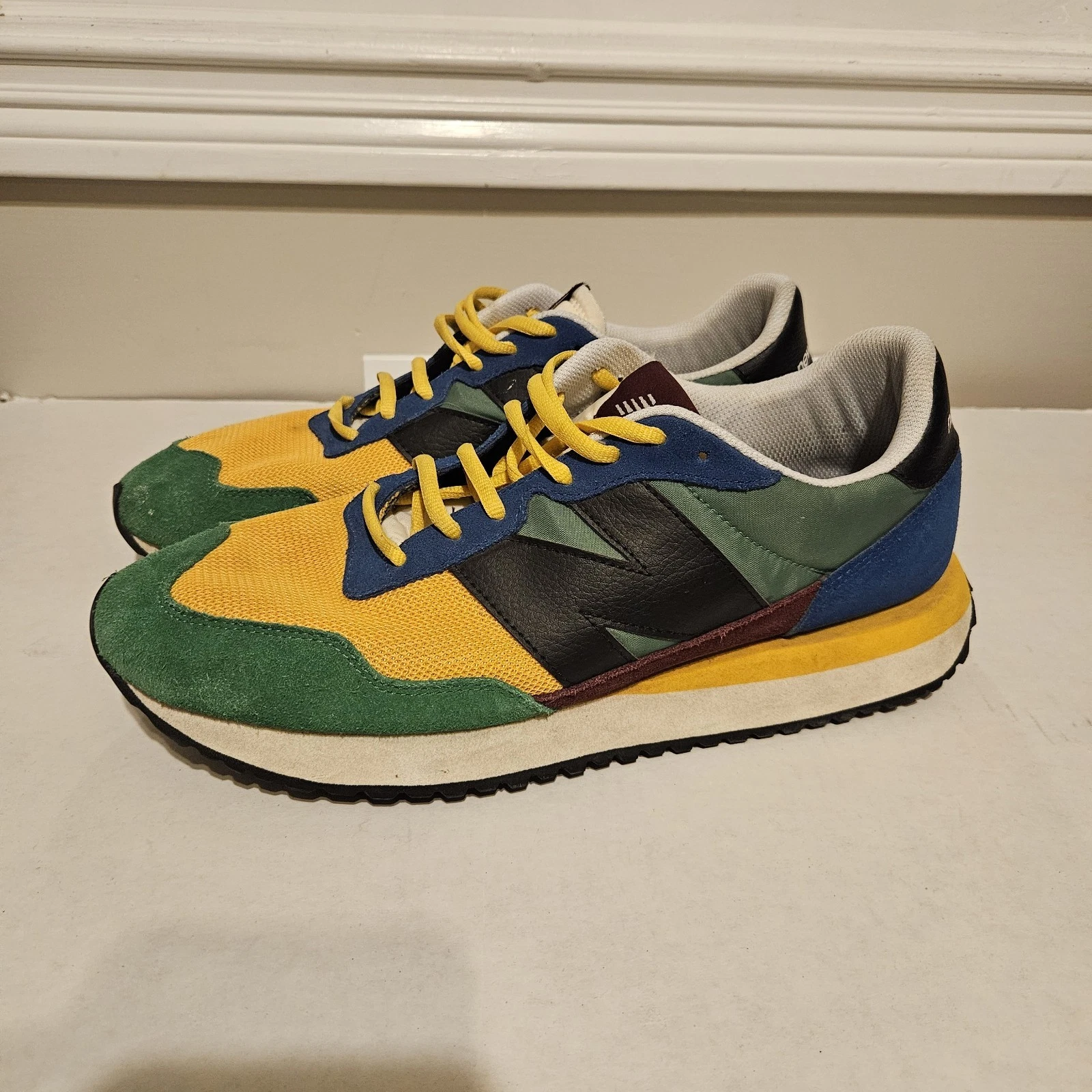 Scarpe uomo New Balance 237 taglia 11 5 multicolore giallo verde blu MS237LB1