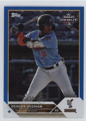 2023 Topps Pro Debut Blue Foil 148/150 Denzer Guzman #PD-30 01sv