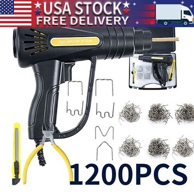 Upgrade Plastic Welder Soldering Hot Stapler Bumper Repair Welding Gun 1200Nails