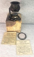 Vintage Bausch & Lomb Fingerprint & Map Magnifier Lens W/ Stand Lenses & Box