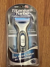 Touch Technologies T2 Titanium Turbo Precision Electric Shaver NEW