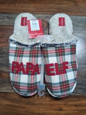 Men's PAPA ELF Plaid Slide Slippers - Wondershop L 11-12 