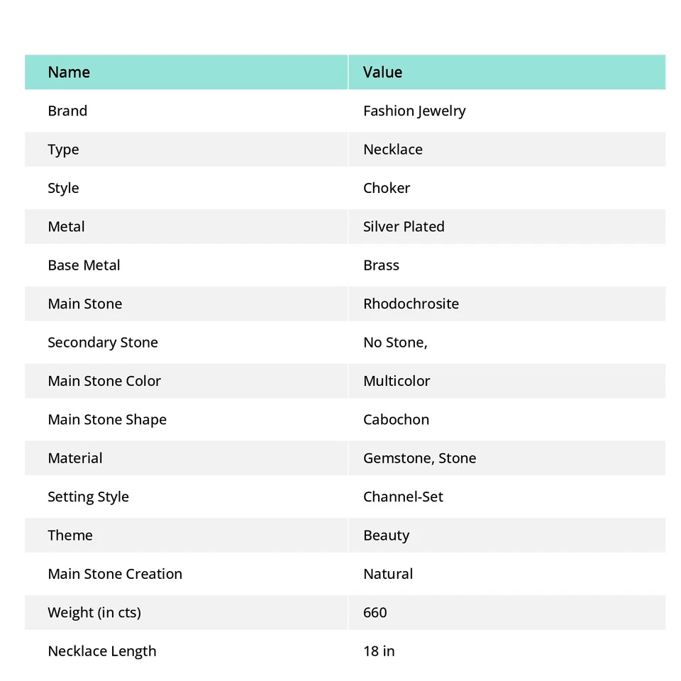 Rhodochrosite Gemstone Handmade Fashion Ethnic Gift Jewelry Necklace 18" SR 6958 - Изображение 4 из 4