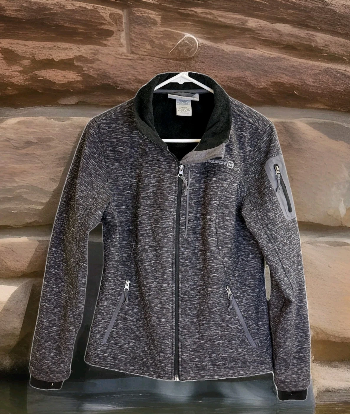 Free Country Men’s Medium Coat Full Zip Med/Heavy Lined Jacket Space Gray EUC
Opens in a new window