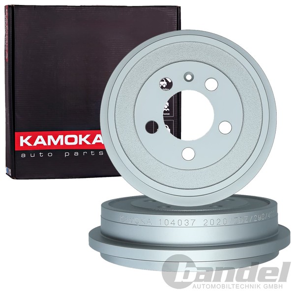 2X Kamoka Bremstrommeln 201Mm Hinten Passend FÜR Audi A2 Seat Cordoba Ibiza-image