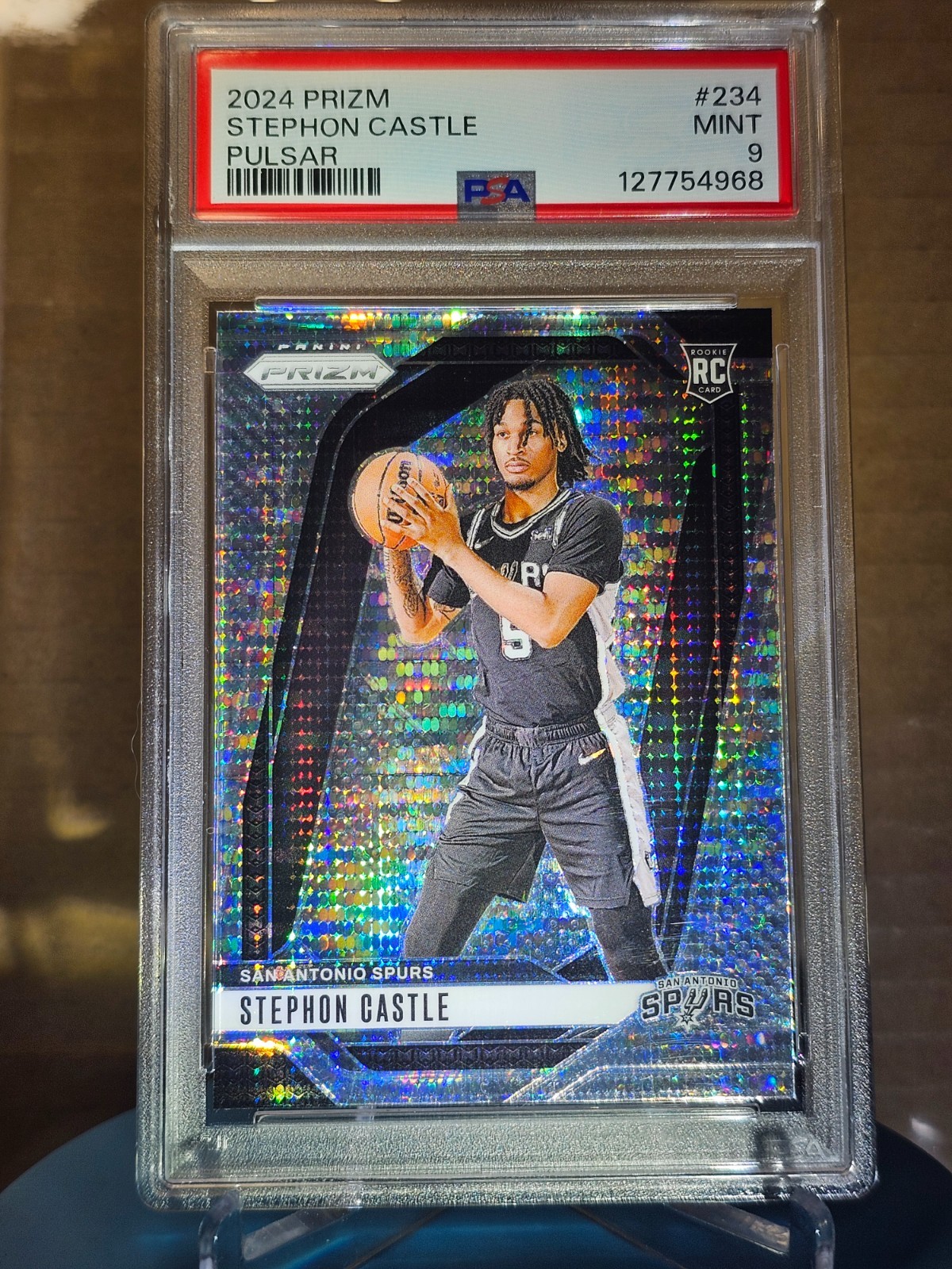 2024 PANINI PRIZM PULSAR #234 STEPHON CASTLE PSA 19