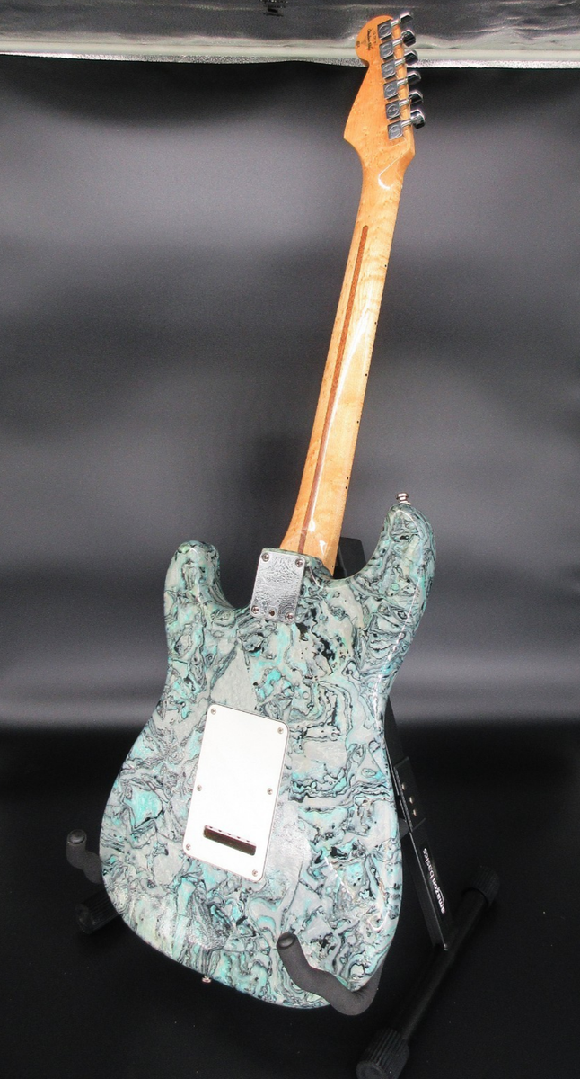 1995 Fender Custom Shop Blue MOTO Stratocaster | eBay