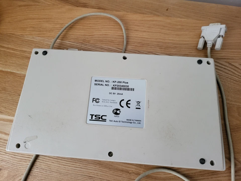 TSC Keyboard KP-200 Plus Thermal Label Printer Shortcuts Zebra Kroy Printing - Image 2 of 4