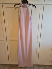 VINCE CAMUTO Womens Blush Sleeveless, Open Back Formal Gown Dress Sz 4 New W Tag