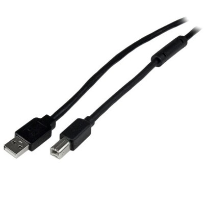 StarTech 20m / 65 ft Active USB 2.0 A to B Cable - M/M (USB2HAB65AC)