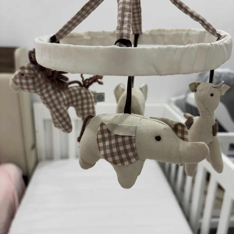 Pottery Barn Kids Grey Flying Elephant Mobile - Image 3 of 4