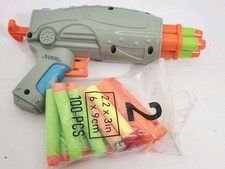Buzz Bee High Powered Dart Gun Pull Back Triple Load Single Shooter 12 Darts