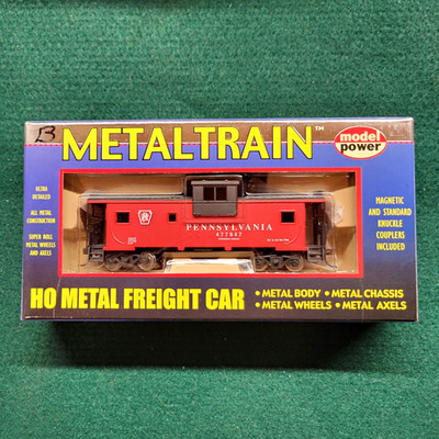 HO Scale Model Power Pennsylvania Railroad Caboose Red Metal Painted 2272