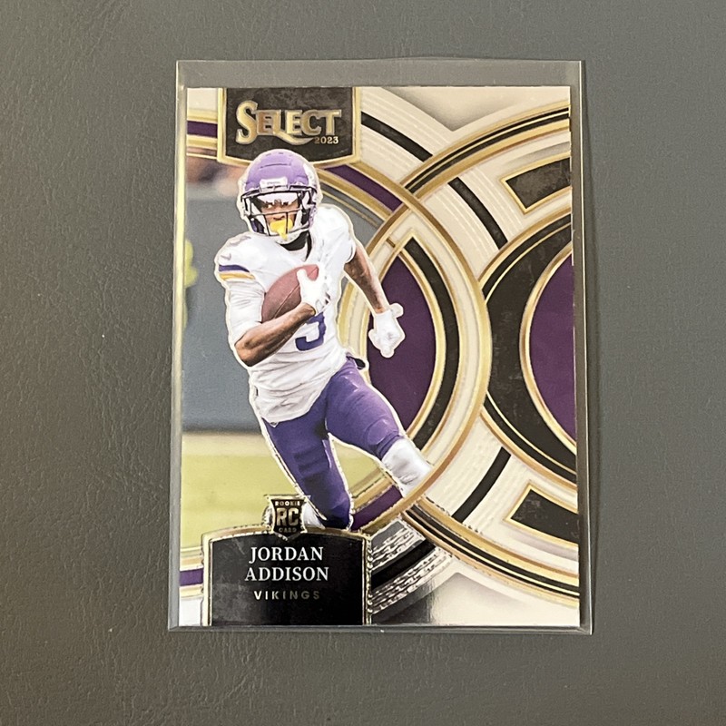 Jordan Addison Premier Rookie 2023 Panini Select Football Minnesota Vikings