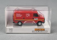 "Brekina 34925 (H0,1:87) Peugeot J5 Kasten \"Via\" Rot, 1982 - Neuware!"