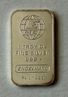 Engelhard 1 Troy oz Silver Bar W Vintage .999 Fine Silver with Serial Number