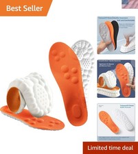 Customizable Memory Foam Insoles for Men - Pain Relief  Comfort Fit 6.5-10