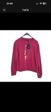 NWT CAVILLA CLASS SWEATSHIRT PANTHER Size XXL PURPLE 100% Cotton 46?Chest