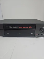 Zenith SpeakEZ VRC420 VCR VHS Video Player Recorder Works No Remote