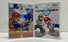 Mario and Sonic at the Olympic Games & Mario Kart - Nintendo Wii (CIB)