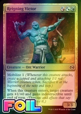 x1 Reigning Victor TDM Tarkir Dragonstorm MTG 216 FOIL COMMON M/NM 1x