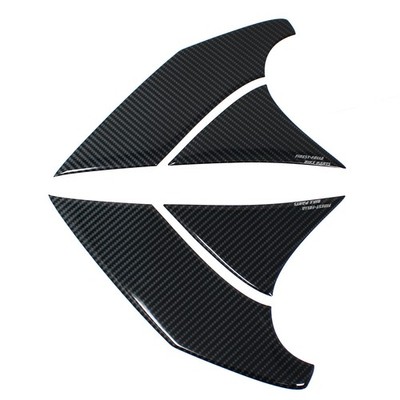 3D Kniepad Set Carbon Schwarz Tankpad  Motorrad Racing Design Tank MR014