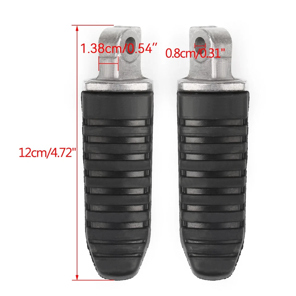 🏍️Rear Footrests Foot Pegs For Suzuki V-Strom DL 650 GSX 1250 1300 GSR 600 - Image 2 of 4