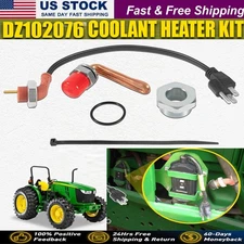 RE227949 DZ102076 Engine Coolant Heater Kit with Power Cord For John Deere