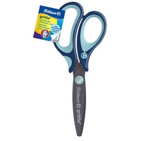 Pelikan Schulschere Griffix® Rund Blau FüR LinkshäNder 14Cm Namensschild Schere