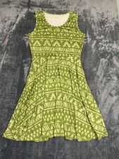 LuLaRoe XL Womens Sleeveless Green Geometric ...