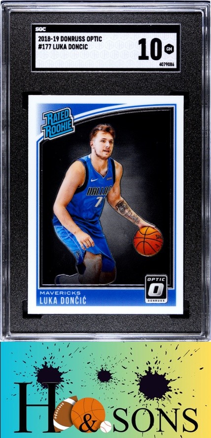 2018-19 Donruss Optic #177 Luka Doncic - SGC 10