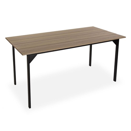 Homey Bianco Tavolo rotondo da pranzo o cucina finito modello Malmö, Melammina, 80 cm (lunghezza) x 80 cm (larghezza) x 75 cm (altezza
