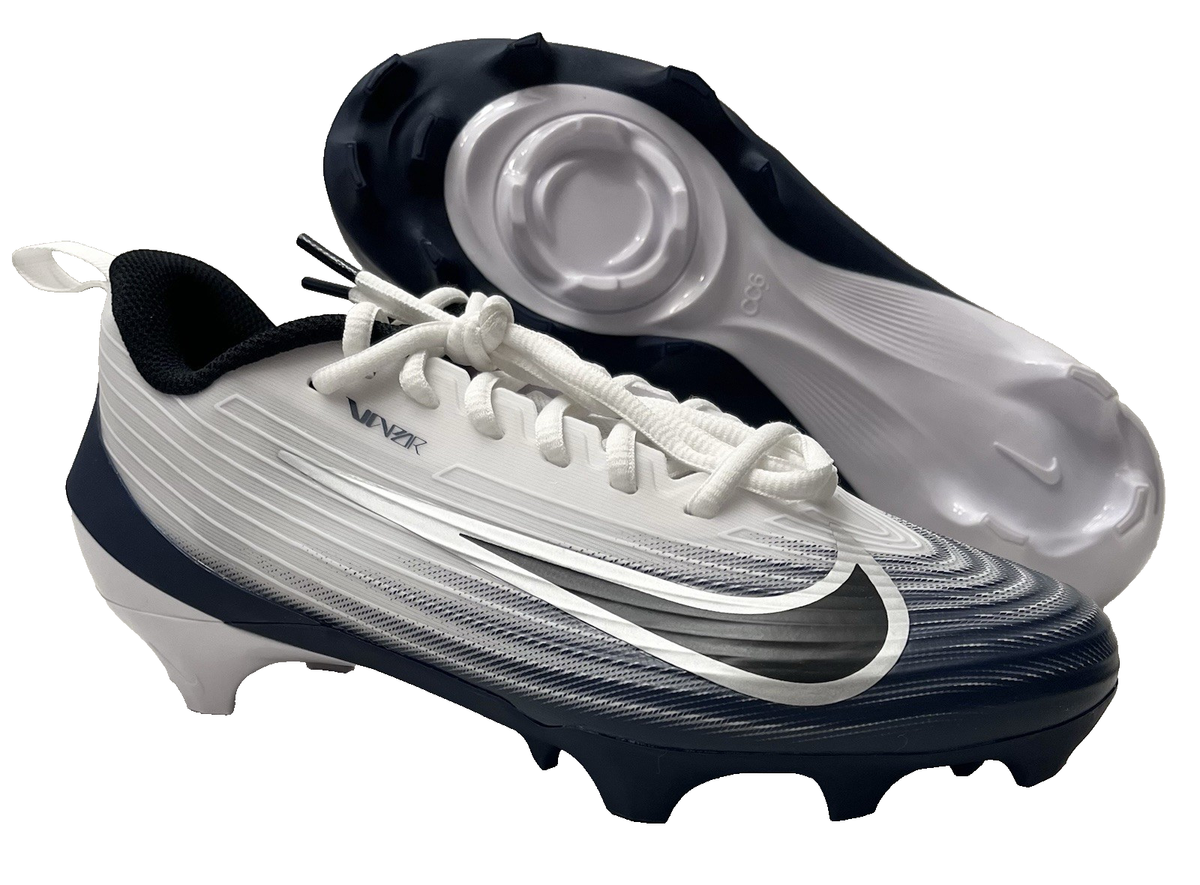 Nike Vapor Speed 3 Football Cleats HM8849-103 White/Navy (Men's 8