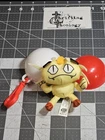 Vintage 1999 Burger King Pokemon Meowth Plush Toy Keychain in Pokeball Capsule